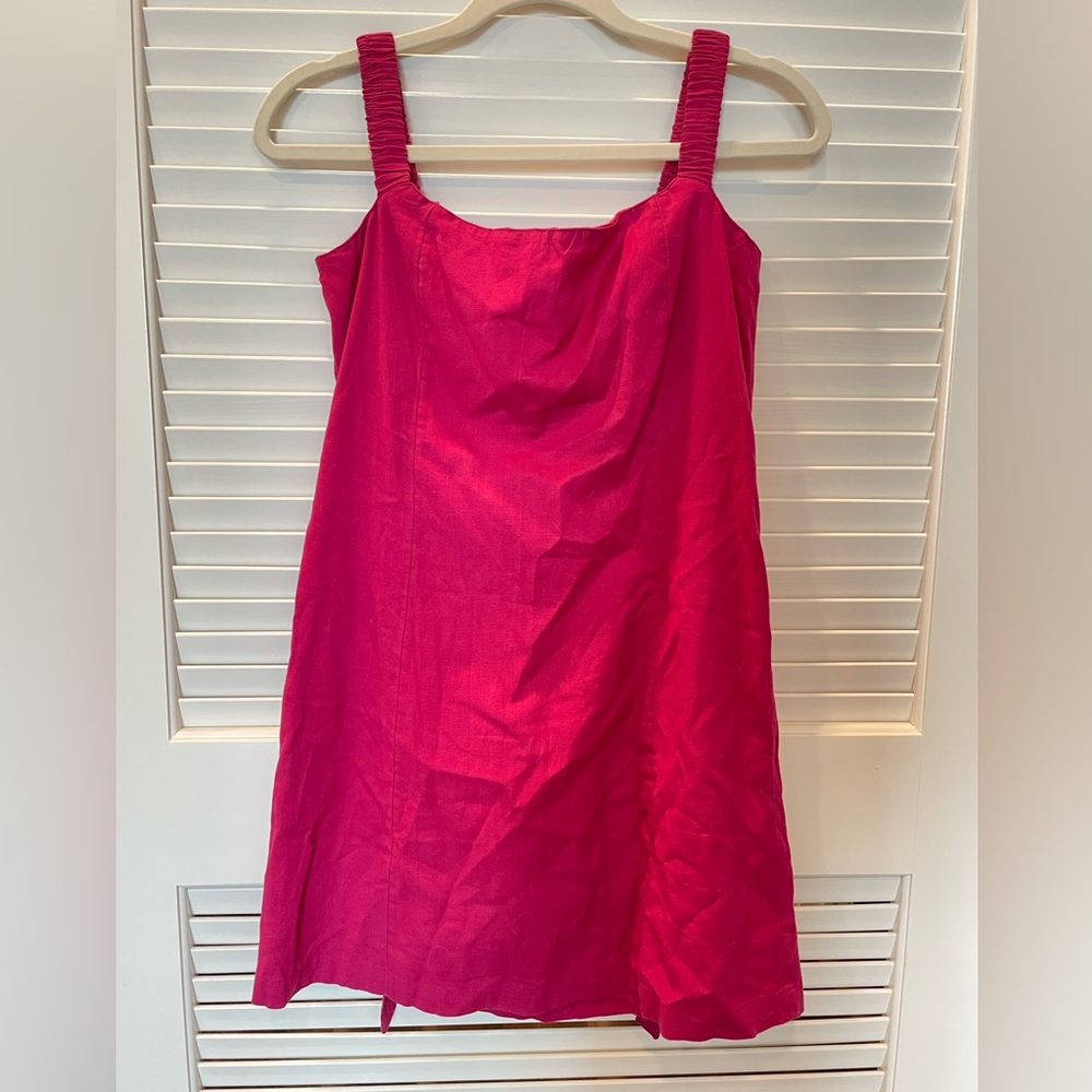Free People Tie Back Mini Dress